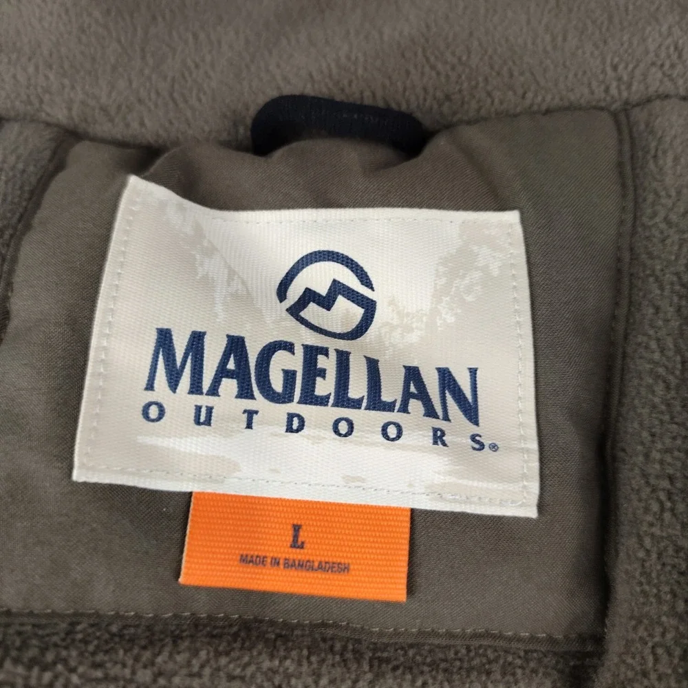 Magellan Outdoors Realtree Max-7 Camo Hunting Jacket Hooded Parka Mens Large